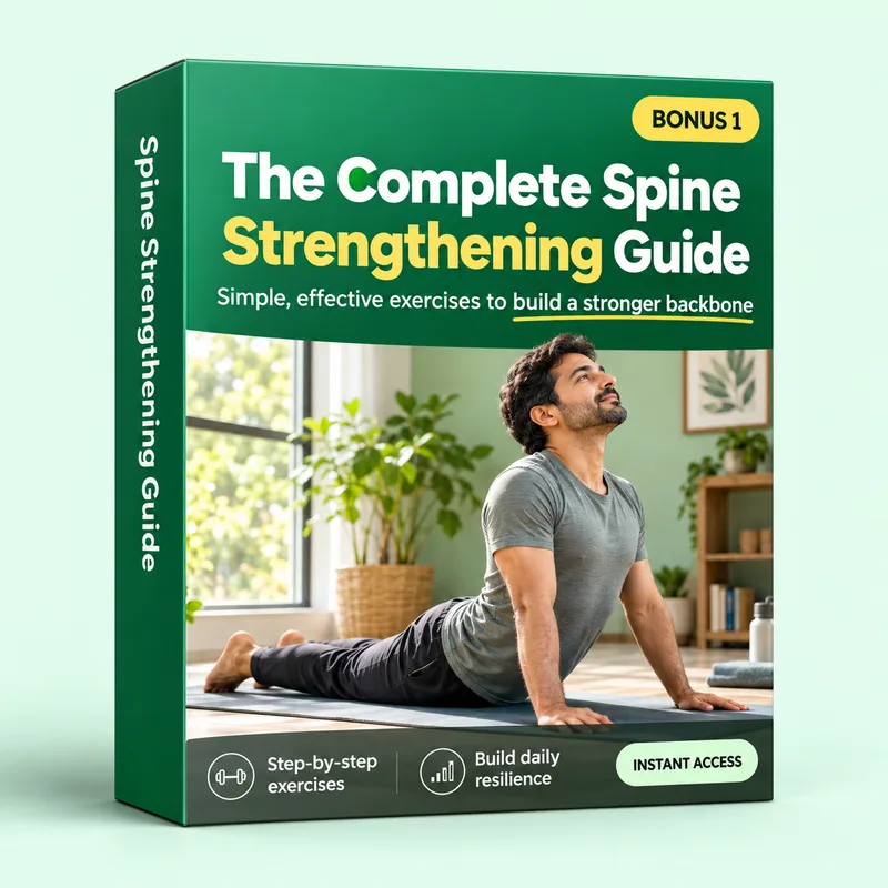Bonus 1: The Complete Spine Strengthening Guide — guide cover