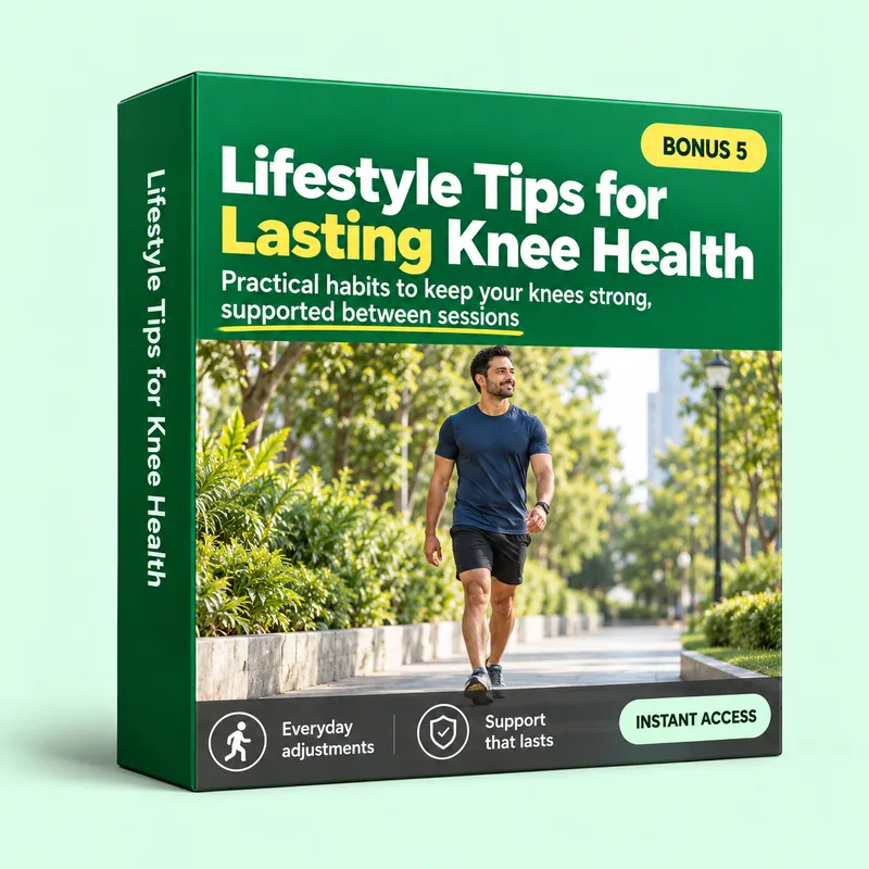 Bonus 5: Lifestyle Tips for Lasting Knee Health — guide cover